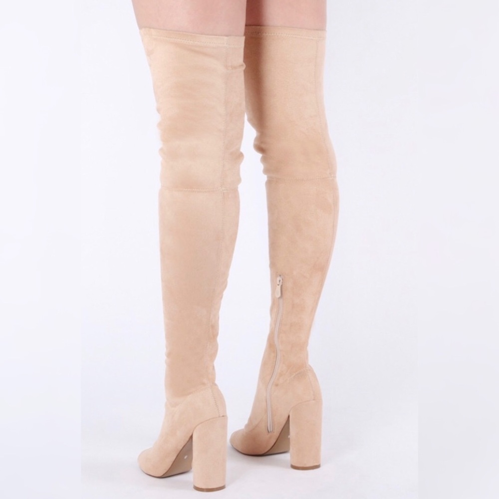 Peetoe Boots In Nude - Picture 3 of 3